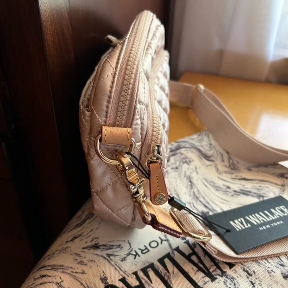 Mz Wallace Small Camera Bag in Pale Rose Gold - Picture 5 of 12
